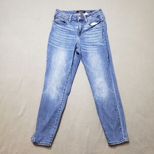 Judy Blue Jeans Womens 5/27 Blue Slim Fit Stretch Denim Medium Wash